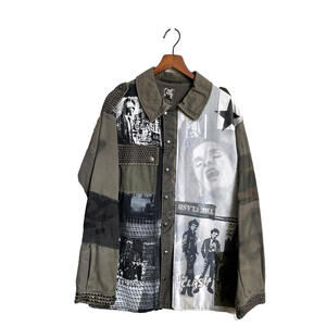 100% authentic Rolland Berry Colur The Clash Punk Rock Military Jacket 52/1 of 1